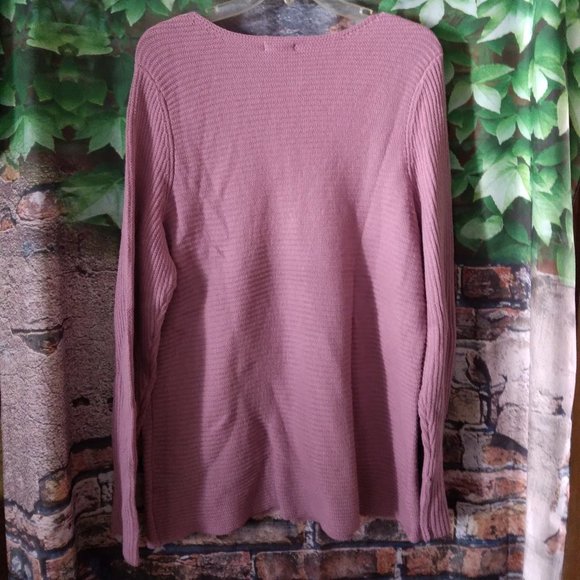 Dusty Orchid Long Sleeve Sweater - Picture 2 of 4
